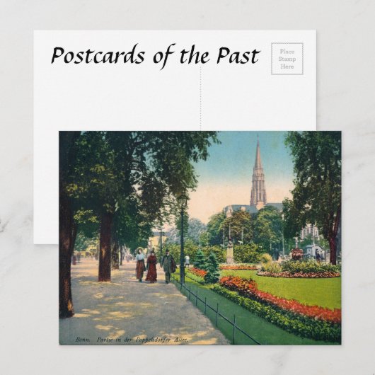 Oud Briefkaart - Bonn, Duitsland (Voorkant / Achterkant)