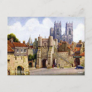 Oud Briefkaart - Bootham Bar, York
