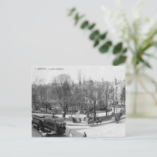 Oud Briefkaart - Bordeaux, Frankrijk (Staand voorkant)