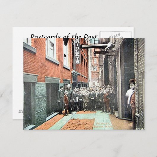 Oud Briefkaart - Boston, Massachusetts (Voorkant / Achterkant)