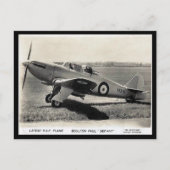 Oud Briefkaart - Boulton Paul "Defiant" (Voorkant)