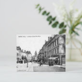 Oud Briefkaart - Bourg-en-Bresse, Ain, Frankrijk (Staand voorkant)