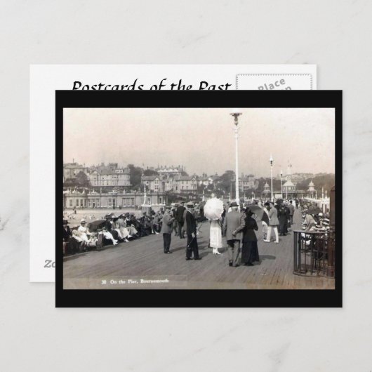 Oud Briefkaart - Bournemouth Pier (Voorkant / Achterkant)