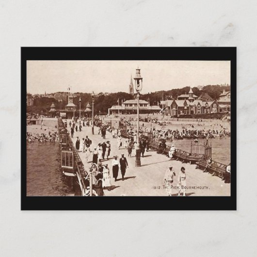 Oud Briefkaart - Bournemouth Pier (Voorkant)