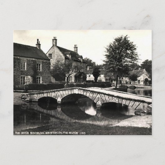 Oud Briefkaart - Bourton-on-the-Water. Glos (Voorkant)