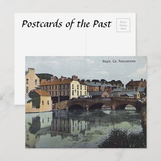 Oud Briefkaart - Boyle, Co Roscommon (Voorkant / Achterkant)