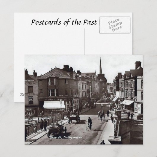 Oud Briefkaart - Bridgwater, Somerset (Voorkant / Achterkant)