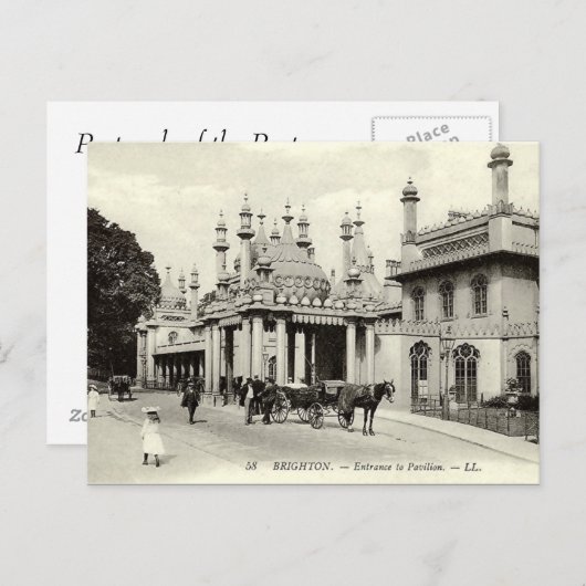Oud Briefkaart - Brighton Pavilion (Voorkant / Achterkant)