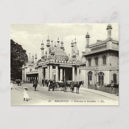 Oud Briefkaart - Brighton Pavilion (Voorkant)