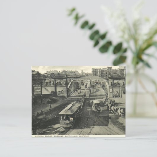 Oud Briefkaart - Brisbane, Queensland (Staand voorkant)