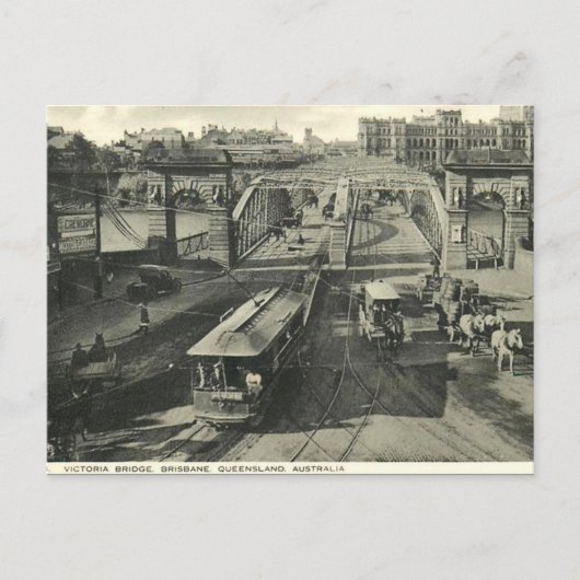 Oud Briefkaart - Brisbane, Queensland (Voorkant)