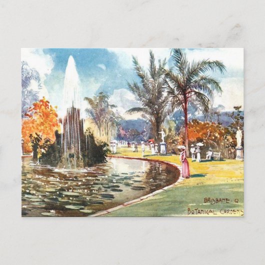 Oud Briefkaart - Brisbane, Queensland (Voorkant)