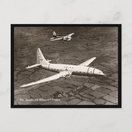 Oud Briefkaart - Bristol "Brabazon" (Voorkant)