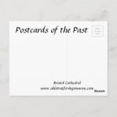 Oud Briefkaart - Bristol Cathedraal (Achterkant)