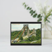 Oud Briefkaart - Bristol, Clifton Suspension Bridg (Staand voorkant)
