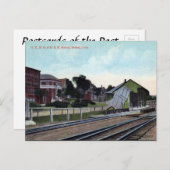 Oud Briefkaart - Bristol, Connecticut, VS (Voorkant / Achterkant)