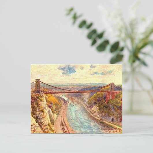 Oud Briefkaart - Bristol, Engeland (Staand voorkant)