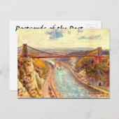 Oud Briefkaart - Bristol, Engeland (Voorkant / Achterkant)