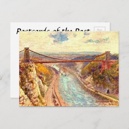 Oud Briefkaart - Bristol, Engeland (Voorkant / Achterkant)