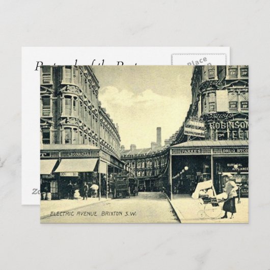 Oud Briefkaart - Brixton, Londen (Voorkant / Achterkant)