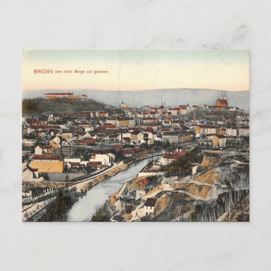 Oud Briefkaart - Brno , Tsjechië (Voorkant)