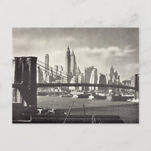 Oud Briefkaart - Brooklyn Bridge, NYC