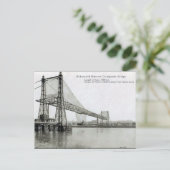 Oud Briefkaart - Brug voor breedband en loopgraan (Staand voorkant)