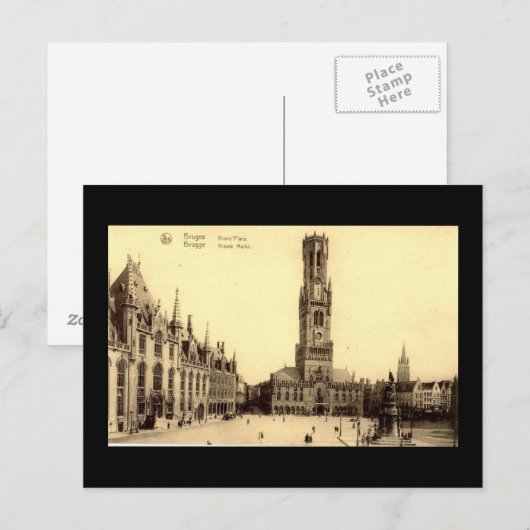 Oud Briefkaart, Brugge Briefkaart (Voorkant / Achterkant)