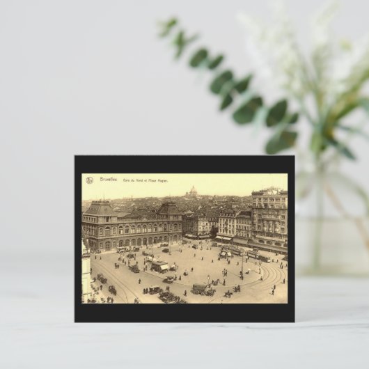 Oud Briefkaart - Brussel (Staand voorkant)