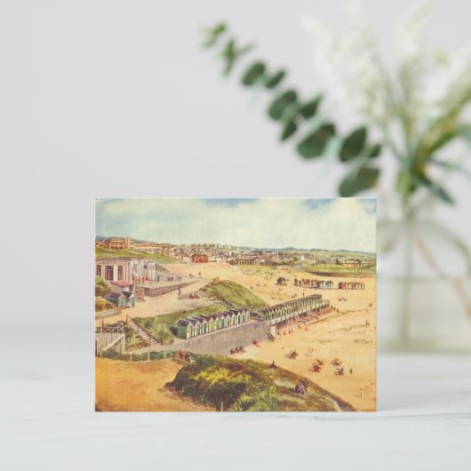 Oud Briefkaart - Bude, Cornwall (Staand voorkant)