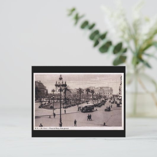 Oud Briefkaart - Buenos Aires, Argentinië (Staand voorkant)