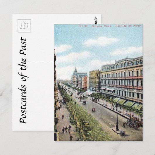 Oud Briefkaart - Buenos Aires, Argentinië (Voorkant / Achterkant)
