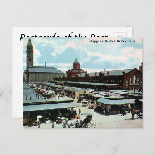 Oud Briefkaart - Buffalo, New York, VS (Voorkant / Achterkant)