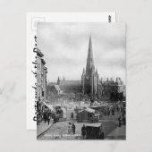 Oud Briefkaart - Bull Ring, Birmingham (Voorkant / Achterkant)