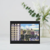 Oud Briefkaart - Bull St, Savannah, Georgia (Staand voorkant)