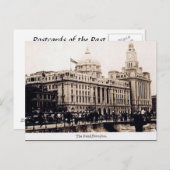 Oud Briefkaart - Bund, Shanghai, China (Voorkant / Achterkant)
