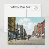 Oud Briefkaart - Burlington, Iowa, Verenigde State (Voorkant / Achterkant)