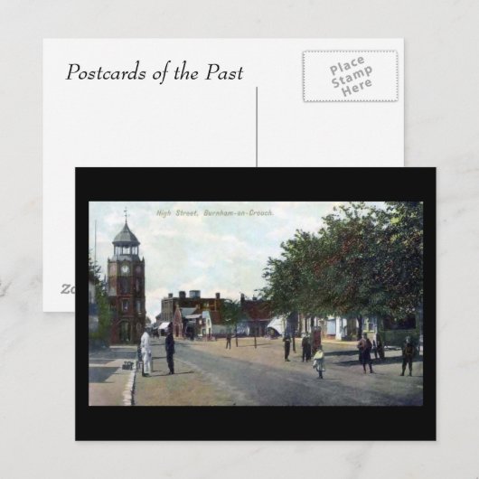 Oud Briefkaart - Burnham-on-Crouch, Essex (Voorkant / Achterkant)