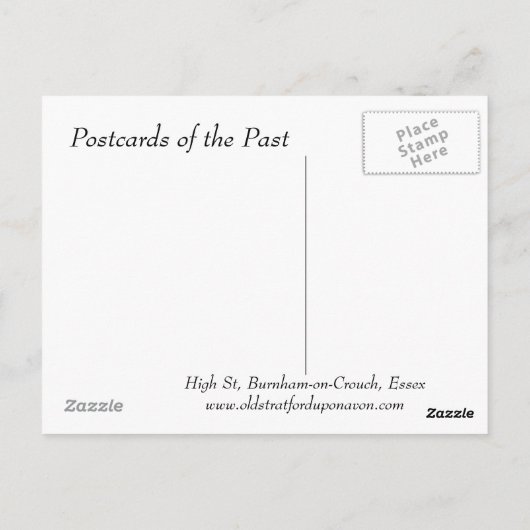 Oud Briefkaart - Burnham-on-Crouch, Essex (Achterkant)