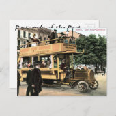 Oud Briefkaart - bus, Berlijn (Voorkant / Achterkant)