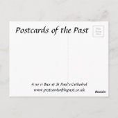 Oud Briefkaart - bus in St Paul's Cathedral in Lon (Achterkant)