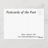 Oud Briefkaart - Butte, Montana, VS (Achterkant)