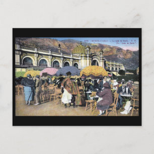 Oud Briefkaart - Cafe de Paris, Monte Carlo