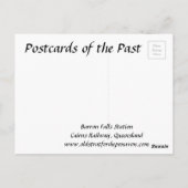 Oud Briefkaart - Cairns Railway, Queensland (Achterkant)