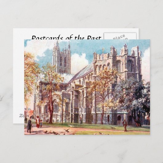 Oud Briefkaart - Canterbury Cathedraal (Voorkant / Achterkant)