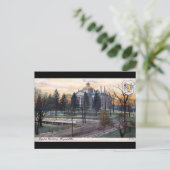 Oud Briefkaart - Capitol Building, Augusta, Maine (Staand voorkant)