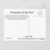 Oud Briefkaart - Capri, Italië (Achterkant)