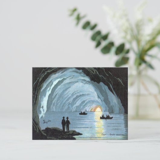 Oud Briefkaart - Capri, Italië (Staand voorkant)