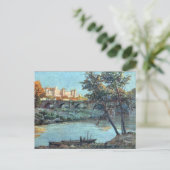 Oud Briefkaart - Carcassonne, Aude, Frankrijk (Staand voorkant)