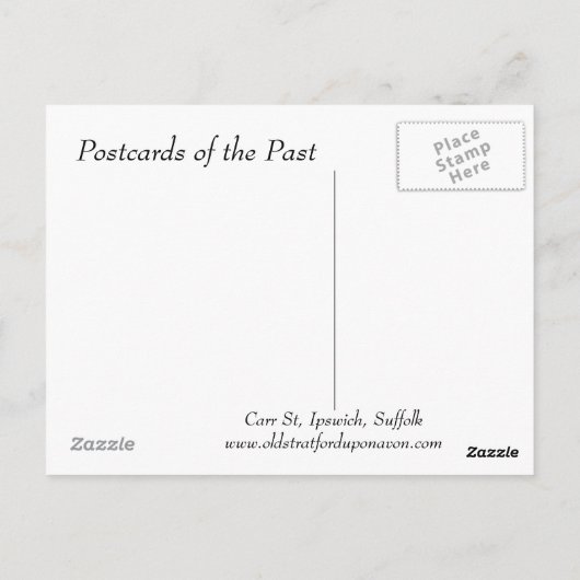 Oud Briefkaart - Carr St, Ipswich, Suffolk (Achterkant)